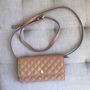 Cole Haan quilted leather wallet purse